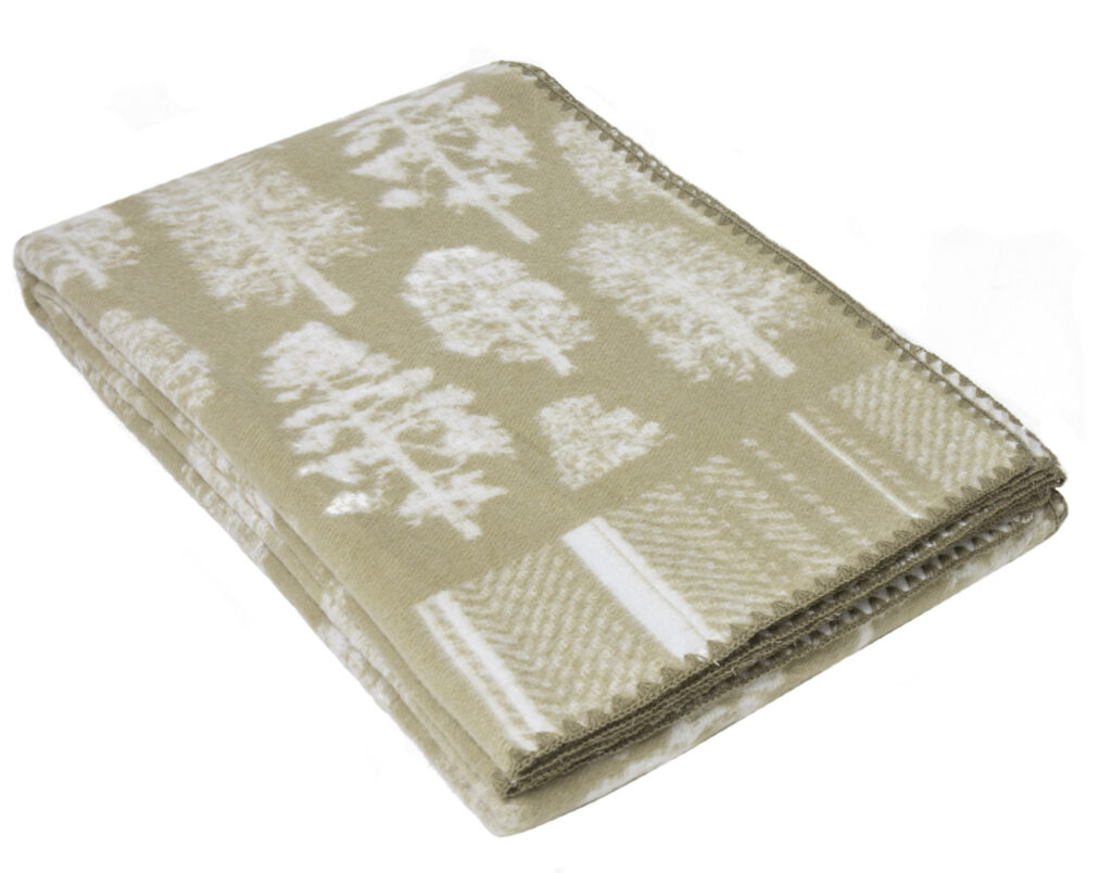Baikatekk puuvillane 140 x 205 cm, 80-2003 beez, Puud 8 80-2003-DARK-BEIGE-29-SUMMER-fold.jpg